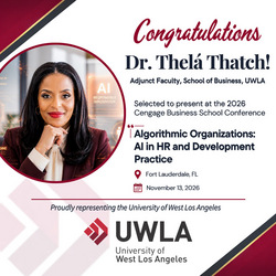 UWLA SOB Faculty, Dr. Thatch's Cengage Conference Session